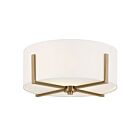 Kichler 52593CPZ 2-Lights Champagne Bronze 120W Flush Mount