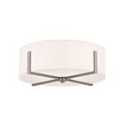 Kichler 52594CLP 4-Lights Classic Pewter 240W Flush Mount