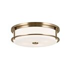 Kichler 52597CPZ 4-Lights Champagne Bronze 52W Flush Mount