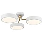 Kichler 52604WHCPZ 3-Lights Sago 208.8W Semi-Flush Mount Ceiling Light
