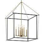 Kichler 52628CPZ Eisley 8-Lights 480W Champagne Bronze and Black Pendant 