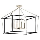 Kichler 52632PN 4-Lights Eisley 240W Semi-Flush Mount Ceiling Light