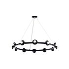 Kichler Palta 52643BK 12-Lights Black 720W Cord Chandelier