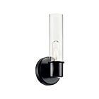 Kichler Aviv 52653BK 1-Light Black 60W Wall Sconce