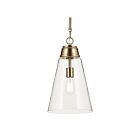 Kichler 52661CPZCLR Marsailli 1-Light 75W Champagne Bronze Pendant