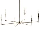 Kichler 52690PN Alvaro 6-Lights 360W Polished Nickel Chandelier