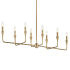 Kichler 52693CPZ Alvaro 8-Lights 480W Champagne Bronze Chandelier
