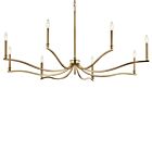 Kichler 52697CPZ Malene 8-Lights 480W Champagne Bronze Chandelier