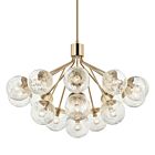 Kichler 52702CPZ Silvarious 16-Lights 960W Champagne Bronze Chandelier