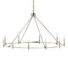Kichler 52707PN Carrick 10-Lights 600W Black Chandelier