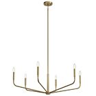 Kichler 52719CPZ Madden 6-Lights 360W Champagne Bronze Chandelier