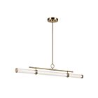 Kichler 52754CPZLED Riven 1-Light 45W Champagne Bronze LED Chandelier