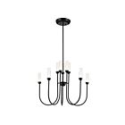 Kichler 52757BKLED Moraine 10-Lights 50W Black LED Chandelier