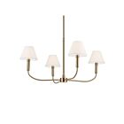 Kichler 52766CPZ Eadie 4-Lights 25W Champagne Bronze Chandelier