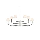 Kichler 52767PN Eadie 6-Lights 25W Polished Nickel Chandelier