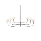 Kichler 52768PN Eadie 6-Lights 25W Polished Nickel Chandelier