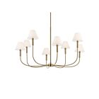 Kichler 52769CPZ Eadie 8-Lights 25W Champagne Bronze Chandelier