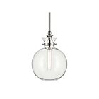 Kichler 52778PNCLR Laria 1-Light 100W Polished Nickel Pendant