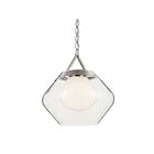 Kichler 52783PN Nella 1-Light 75W Polished Nickel Pendant