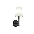 Kichler 52808BK 25W Black Indoor Wall Light