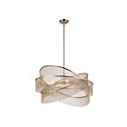 Kichler 52824CPZ Khaite 6-Lights 60W Champagne Bronze Chandelier