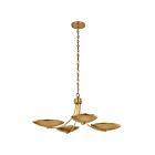 Kichler 52854LBRLBZ Palmela 4-Lights 60W Lacquered Brass Chandelier