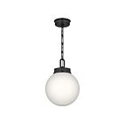 Kichler 52866BK Andorra 1-Light 75W Black Pendant