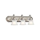 Kichler 5337NIS 3-Lights Brushed Nickel 100W Vanity Light
