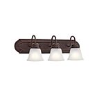 Kichler 5337TZS 3-Lights Tannery Bronze 100W Vanity Light