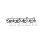 Kichler 5338CHS 4-Lights Chrome 100W Vanity Light