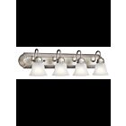 Kichler 5338NIS 4-Lights Brushed Nickel 100W Vanity Light