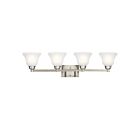 Kichler 5391NI 4-Lights Brushed Nickel 100W Vanity Light