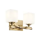 Kichler Marette 55001CPZ 2-Lights Champagne Bronze 150W Vanity Light