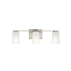 Kichler 55017NI 3-Lights Brushed Nickel 75W Vanity Light