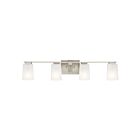Kichler 55018NI 4-Lights Brushed Nickel 75W Vanity Light