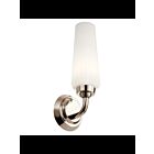 Kichler 55073PN 1-Light Polished Nickel 50W Vanity Light