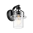 Kichler 55077BK Everett 1-Light Black 75W Wall Sconce