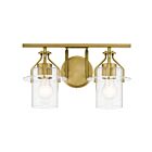 Kichler 55078NBR 2-Lights Brushed Brass Wall Sconce
