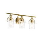 Kichler 55079NBR 3-Lights Brushed Brass Wall Sconce