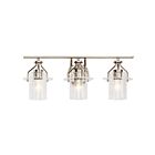 Kichler 55079PN 3-Lights Polished Nickel 75W Vanity Light