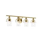 Kichler 55080NBR 4-Lights Brushed Brass Wall Sconce 