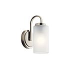 Kichler 55085NI 1-Light Brushed Nickel 75W Vanity Light