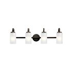 Kichler 55088OZ 4-Lights Olde Bronze 75W Vanity Light