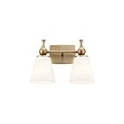 Kichler 55091CPZ 2-Lights Champagne Bronze 150W Vanity Light
