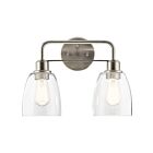 Kichler 55101NI 2-Lights Nickel Textured Wall Sconce 