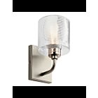 Kichler 55105SN 1-Light Satin Nickel 75W Vanity Light
