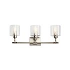 Kichler 55107SN 3-Lights Satin Nickel 75W Vanity Light