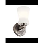 Kichler 55115CLP 1-Light Classic Pewter 75W Vanity Light