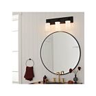 Kichler Vetivene 55131BKT Textured Black 3 Lights 225W Vanity Light