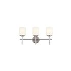 Kichler 55142PN 3-Lights Polished Nickel 225W Vanity Light